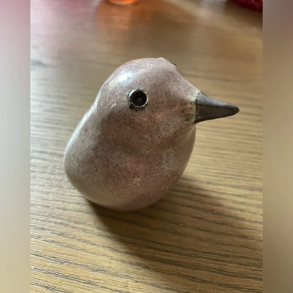 Purple bird paperweight - Picture 1 of 3